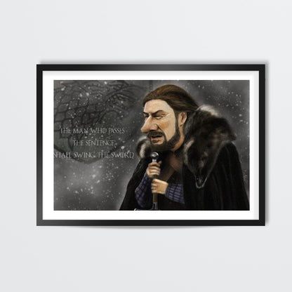 Game Of Thrones Ned Stark Caricature