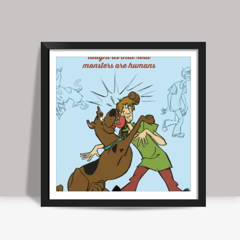 Scooby Doo Square Art Prints