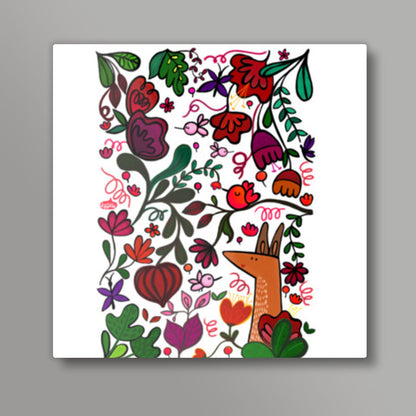 Floral Square Art Prints