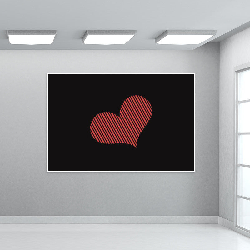 Line Heart Wall Art