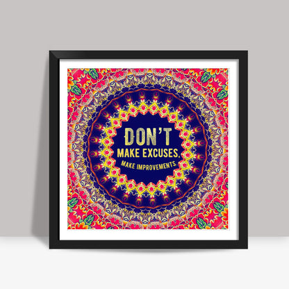 Typography Square Art Prints