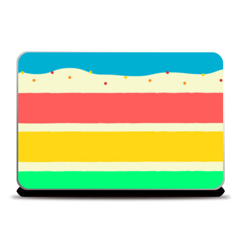 Rainbow Cake Laptop Skins
