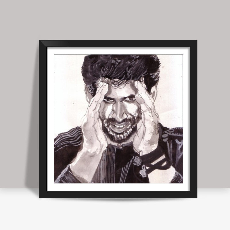 Aditya Roy Kapur is a focussed actor Square Art Prints