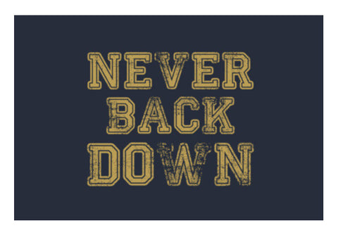 Never Back Down Art PosterGully Specials