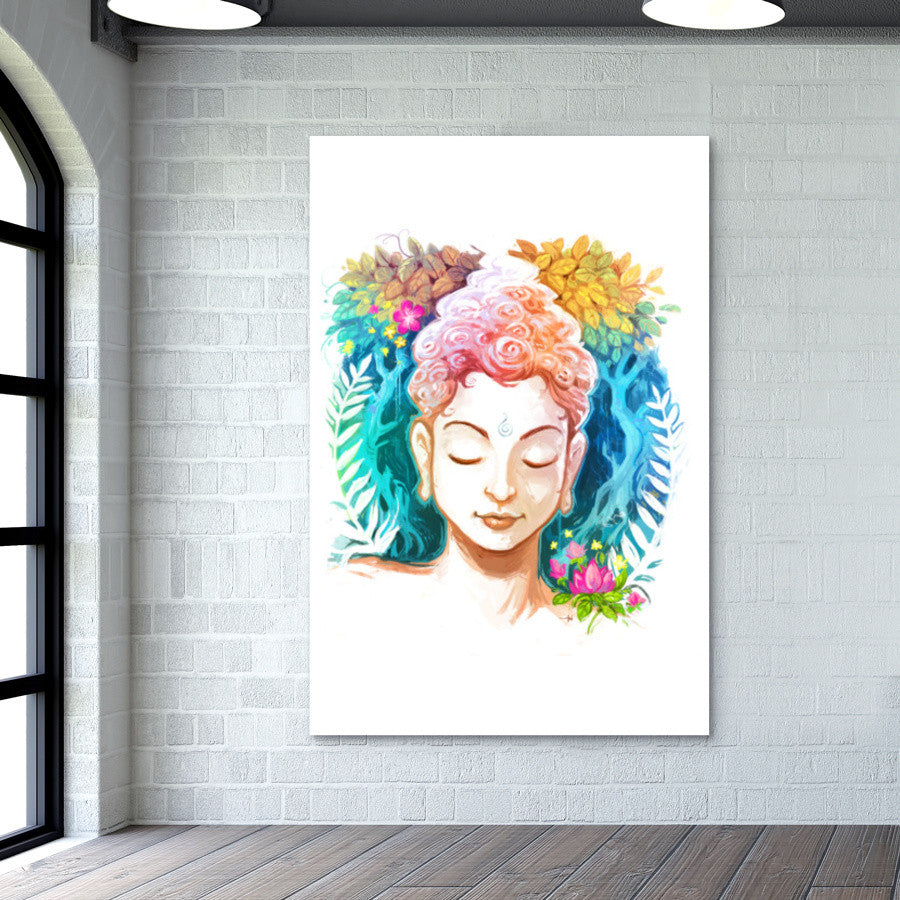 Peaceful Buddha Wall Art Buy HighQuality Posters and Framed Posters