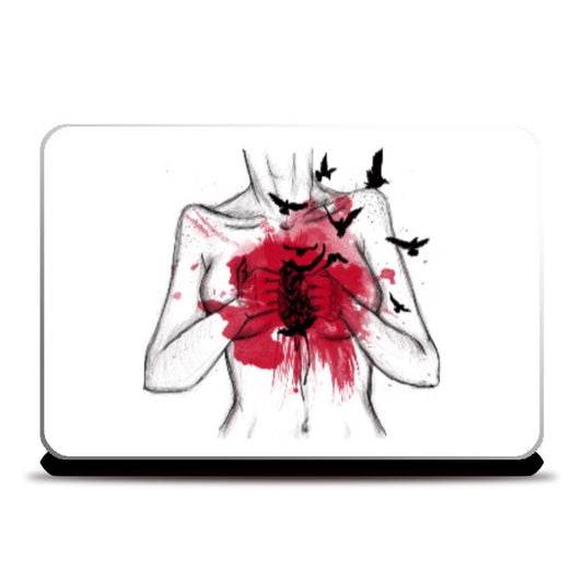 Laptop Skins, Heart Less Laptop Skin