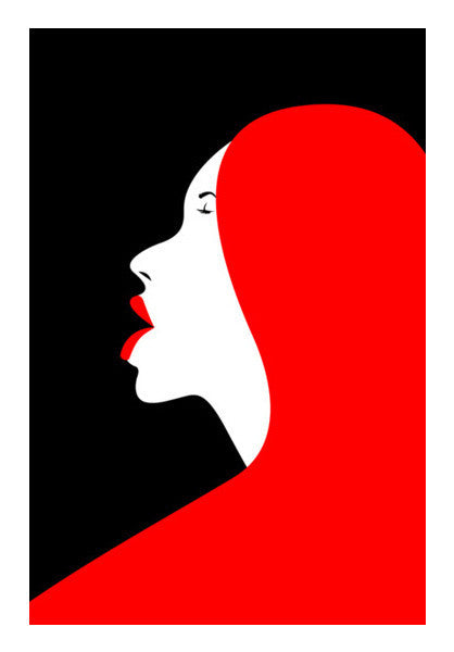 Fashion Girl Face Art PosterGully Specials