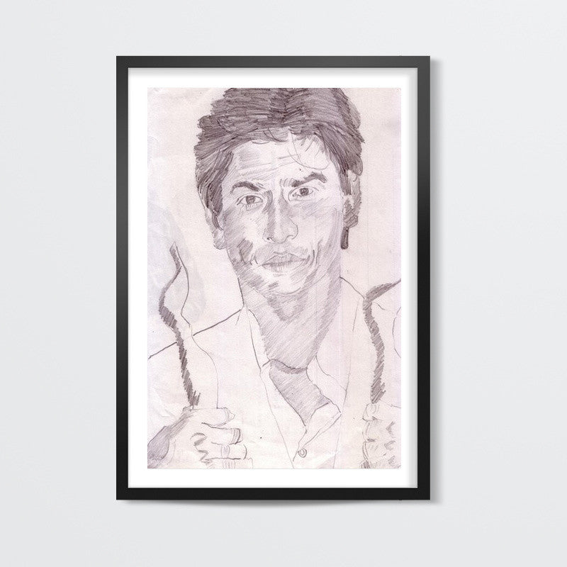 Bollywood superstar SRK Shah Rukh Khan is an immensely spirited actor Wall Art