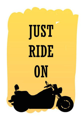 PosterGully Specials, Just Ride On Bike Fans Wall Art