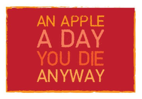 PosterGully Specials, An Apple A Day ! Wall Art