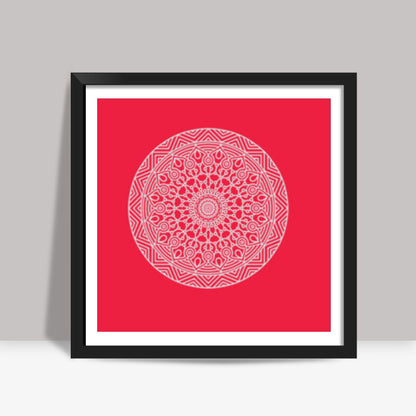 Rangoli Art Square Art Prints