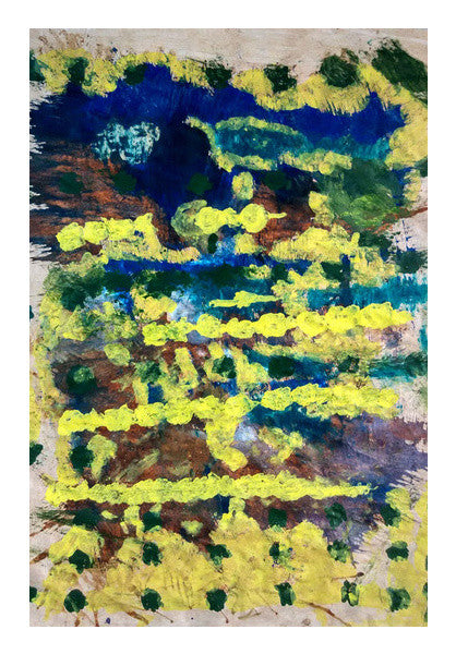 yellow spots Wall Art