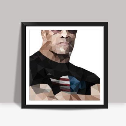 Dwayne The Rock Johnson Square Art | Gagandeep Singh