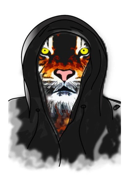 Wall Art, Hipster Tiger, - PosterGully