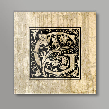 Ornate G Square Art Prints
