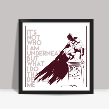 Batman Sketch Square Art Prints