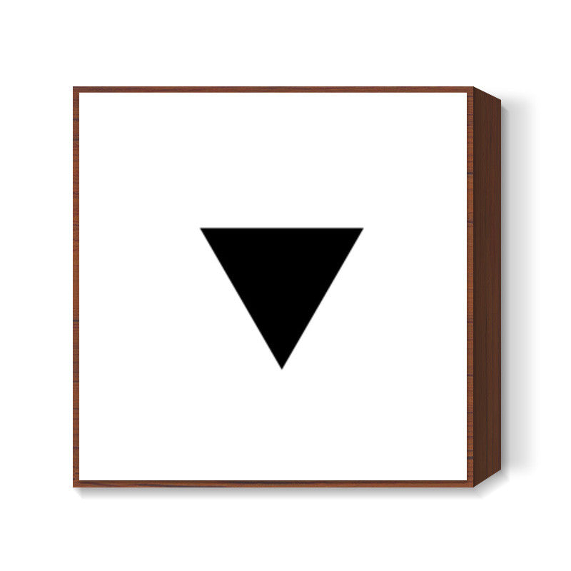 Minimal triangle Square Print Square Art Prints