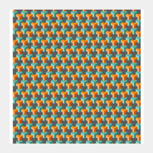 Square Art Prints, 3d pattern Square Art Prints