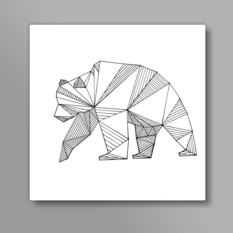 Meandering Bear Square Art Prints