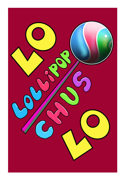 Lo Lollipop Chus Lo (Red Back) Wall Art