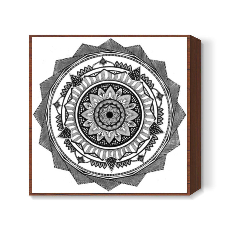 Mandala Square Art Prints