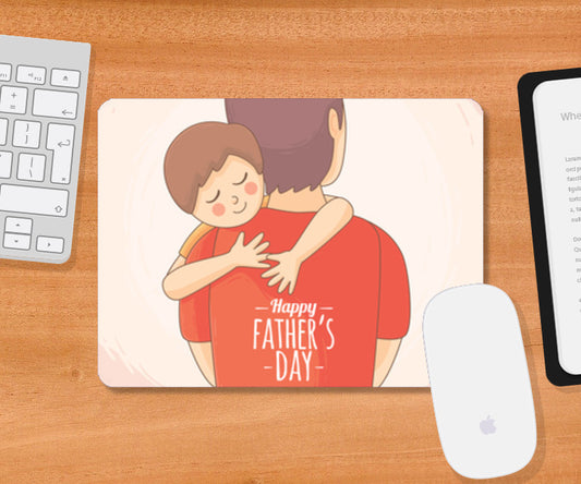 Father Holding Son Fathers Day | #Fathers Day Special   Mousepad