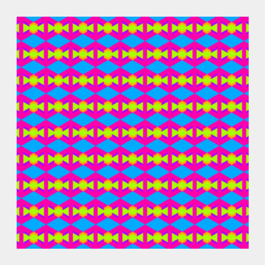 Square Art Prints, aztec pattern Square Art Prints