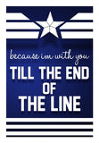 End of the line Captain america winter solider  Wall Art
