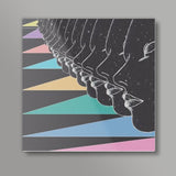 Faces Square Art | Nikhil