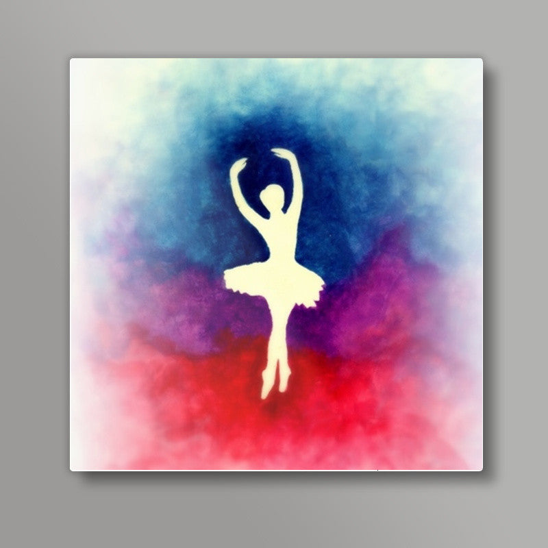 Ballerina | Dance | Music  Square Art Prints