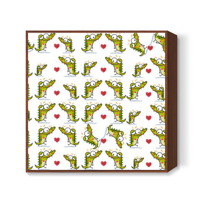 CROC LOVE! Square Art Prints