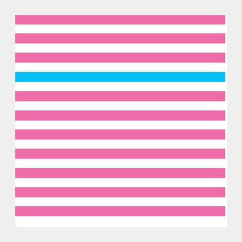 Happy Stripes 2 Square Art Prints PosterGully Specials