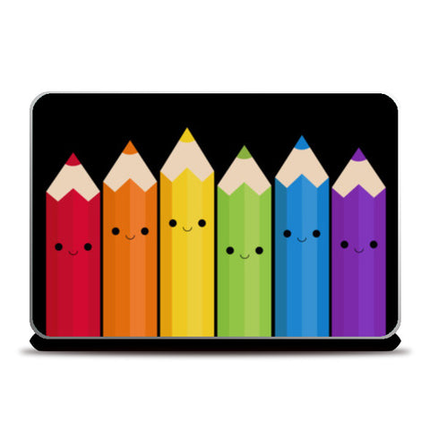 Colors & Pencils Laptop Skins