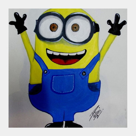 Square Art Prints, minion Square Art Prints