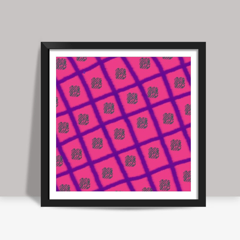simple pattern Square Art Prints