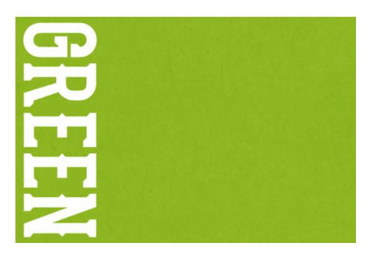 PosterGully Specials, LOVE GREEN Wall Art