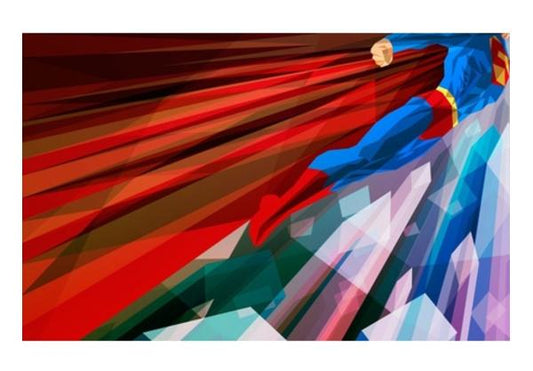 PosterGully Specials, superman abstract Wall Art