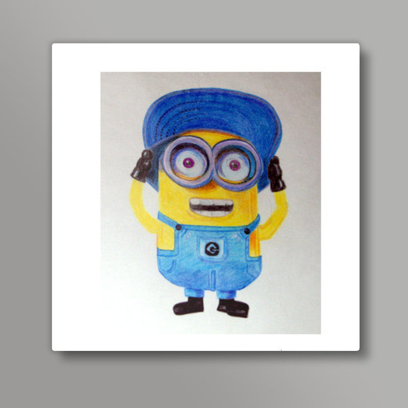 Bob The Minion Square Art Prints