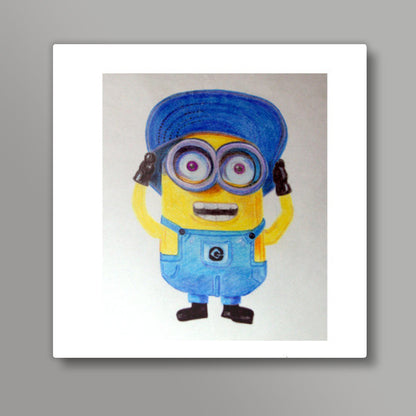 Bob The Minion Square Art Prints