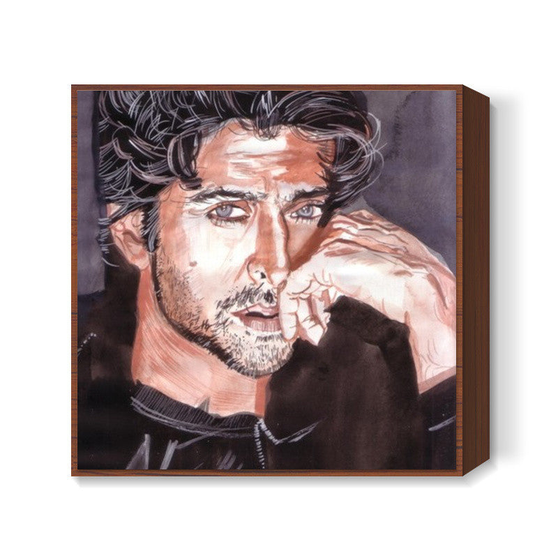 Hrithik Roshan is dedicated to his craft Square Art Prints