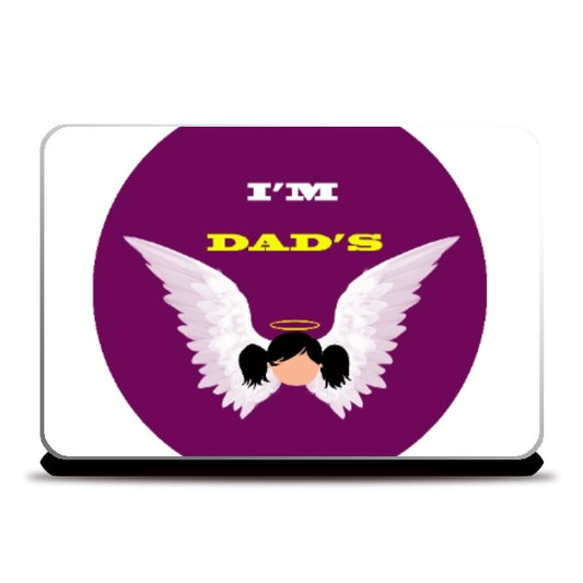 Laptop Skins, dad's angel | Alok kumar, - PosterGully