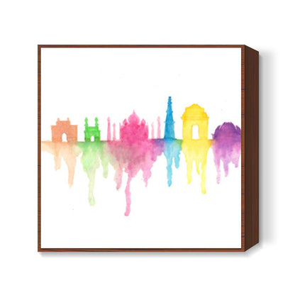 india Square Art Prints