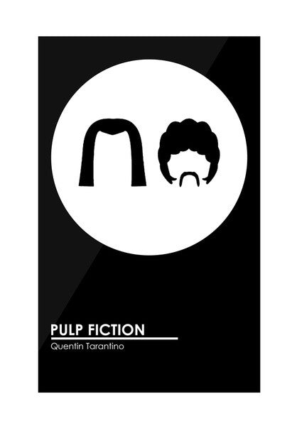 PULP FICTION MINIMAL Wall Art