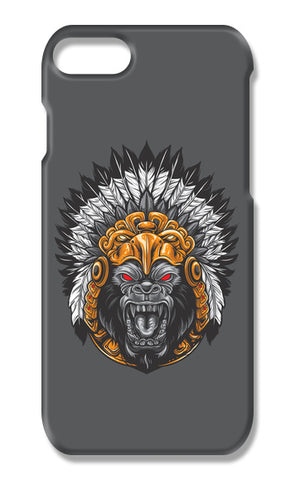 Gorilla Wearing Aztec Headdress iPhone 7 Cases
