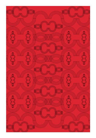 PosterGully Specials, Red Embroidery Wall Art