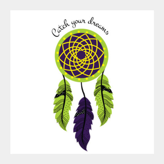 Dream Catcher  Square Art Prints