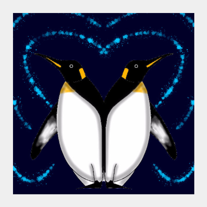 Square Art Prints, Penguins Square Art Prints | Pratyasha Nithin, - PosterGully