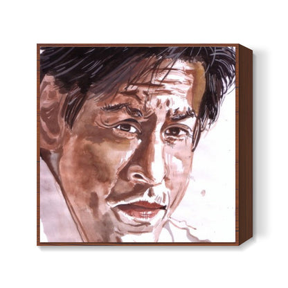 Bollywood superstar SRK Shah Rukh Khan has tremendous energy Square Art Prints