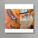 Naruto | Oil Pastel Sketch | Square Art Prints