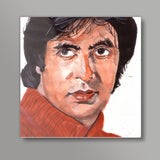 Amitabh Bachchan is one of the biggest superstars in Bollywood Square Art Prints